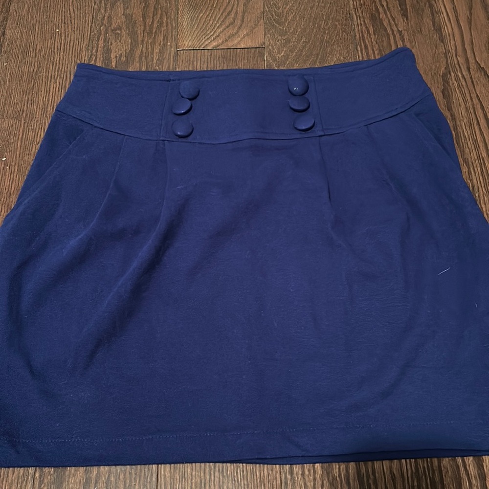 Twenty one blue skirt with pockets!